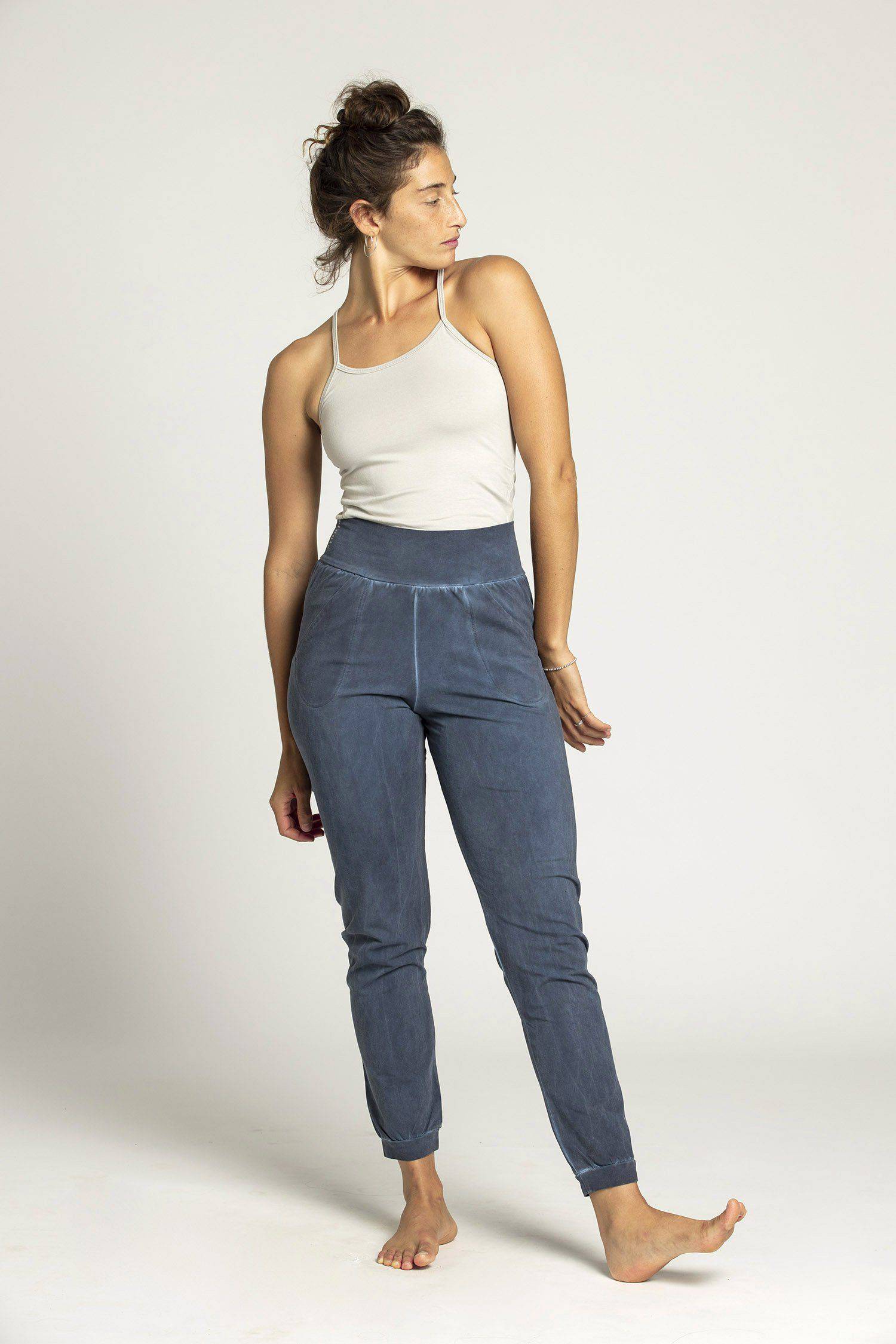 I'mPerfect Stonewash Unisex Slouchy Yoga Pants 50%off - Image 5