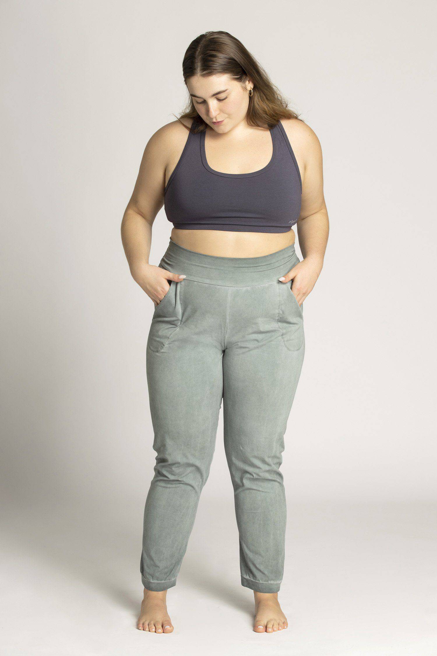 I'mPerfect Stonewash Unisex Slouchy Yoga Pants 50%off - Image 7