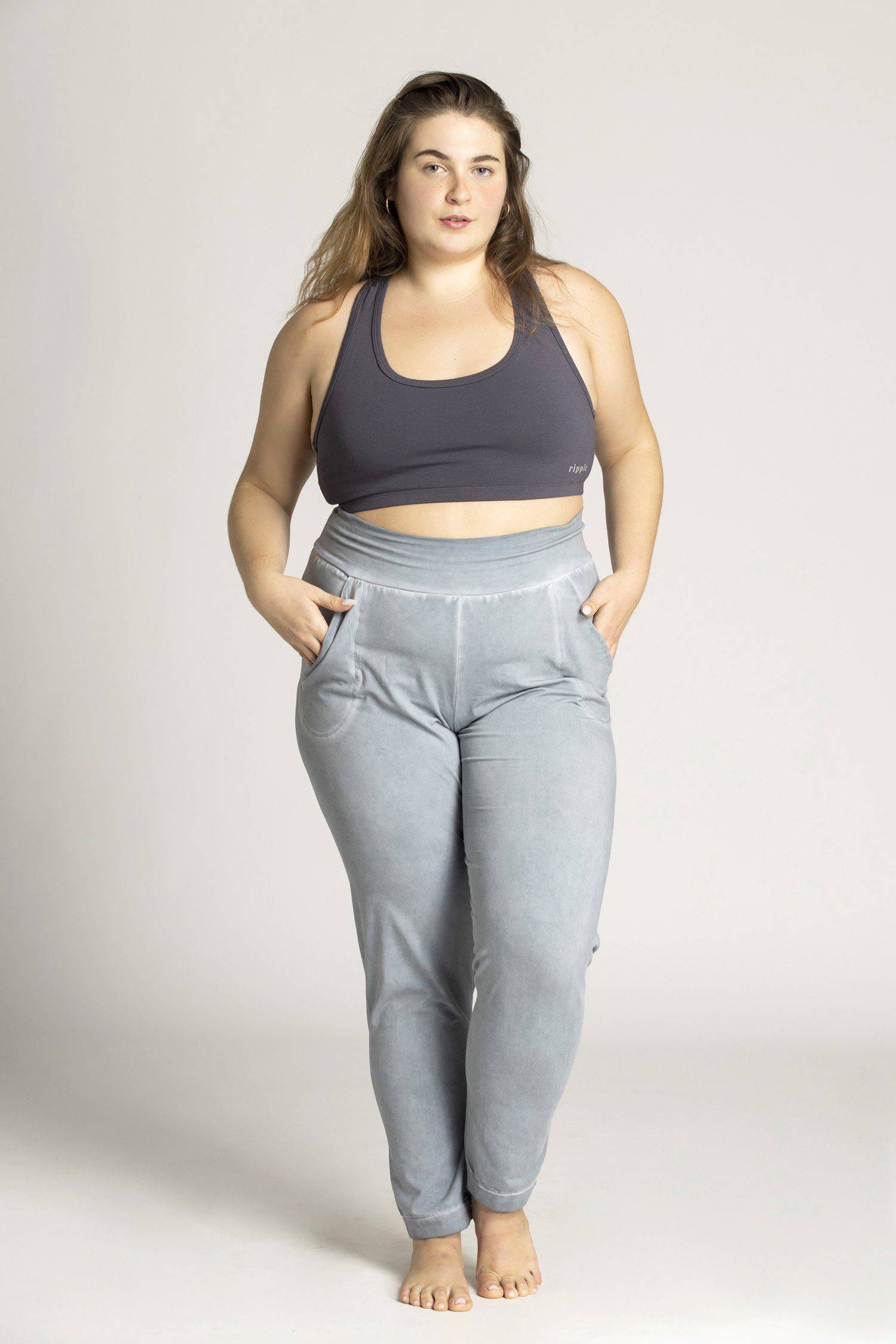 I'mPerfect Stonewash Unisex Slouchy Yoga Pants 50%off - Image 8