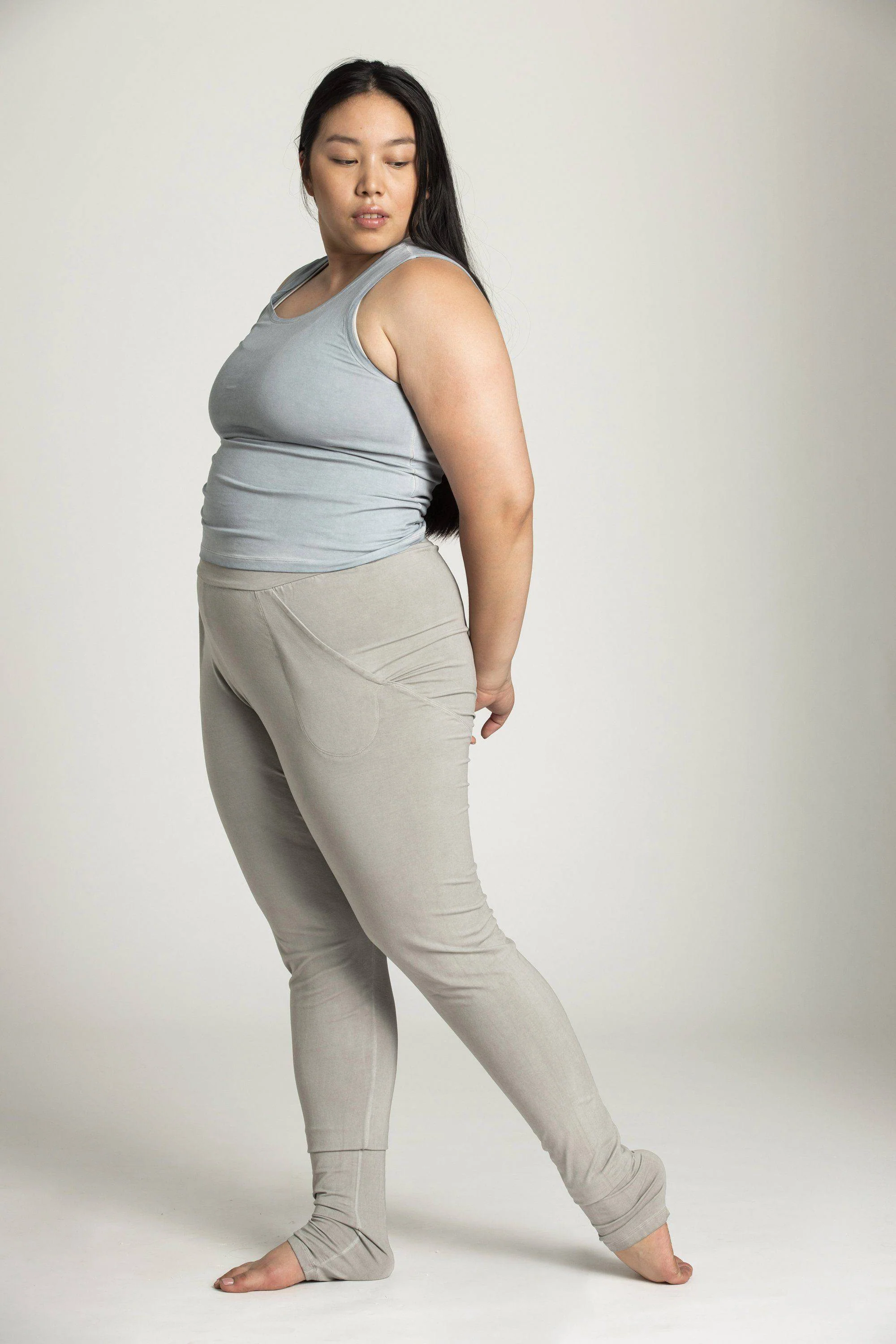 I'mPerfect Stonewash Extra Long Slouchy Pants 50%off - Image 15