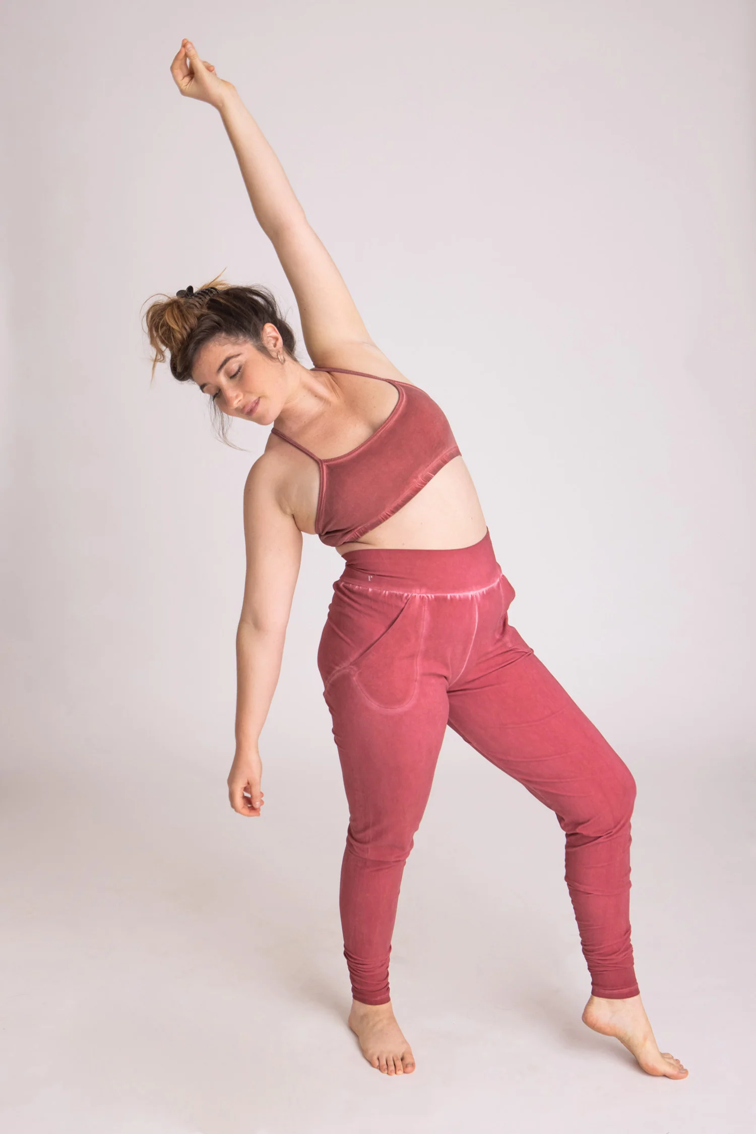 I'mPerfect Stonewash Extra Long Slouchy Pants 50%off - Image 3