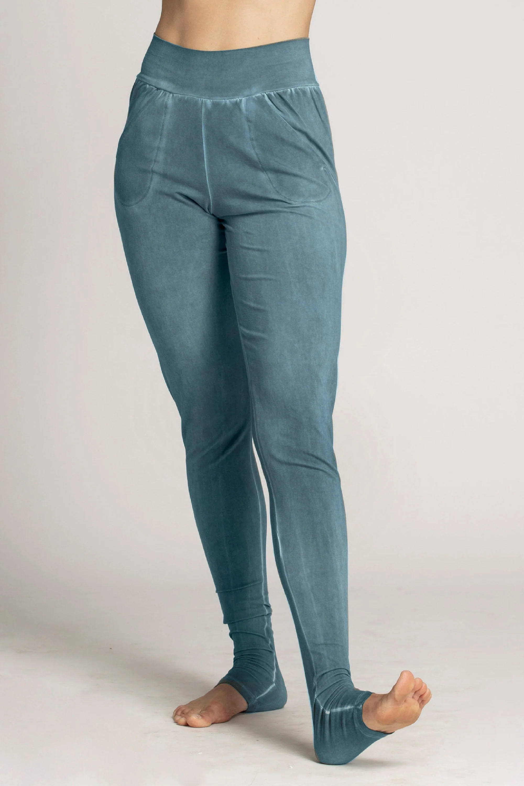 I'mPerfect Stonewash Extra Long Slouchy Pants 50%off - Image 4