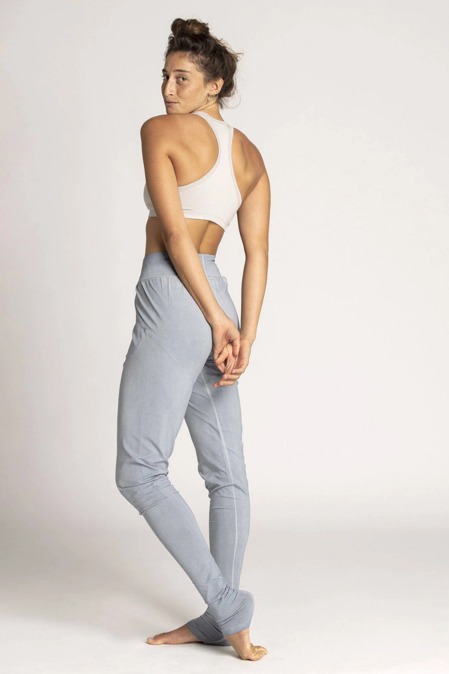 I'mPerfect Stonewash Extra Long Slouchy Pants 50%off - Image 7