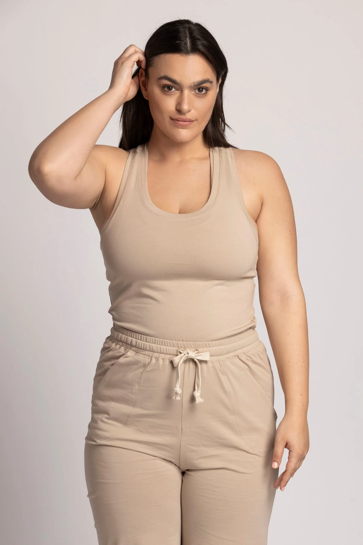 I'mPerfect Organic Cotton Racer Tank Top 50%off - Image 6