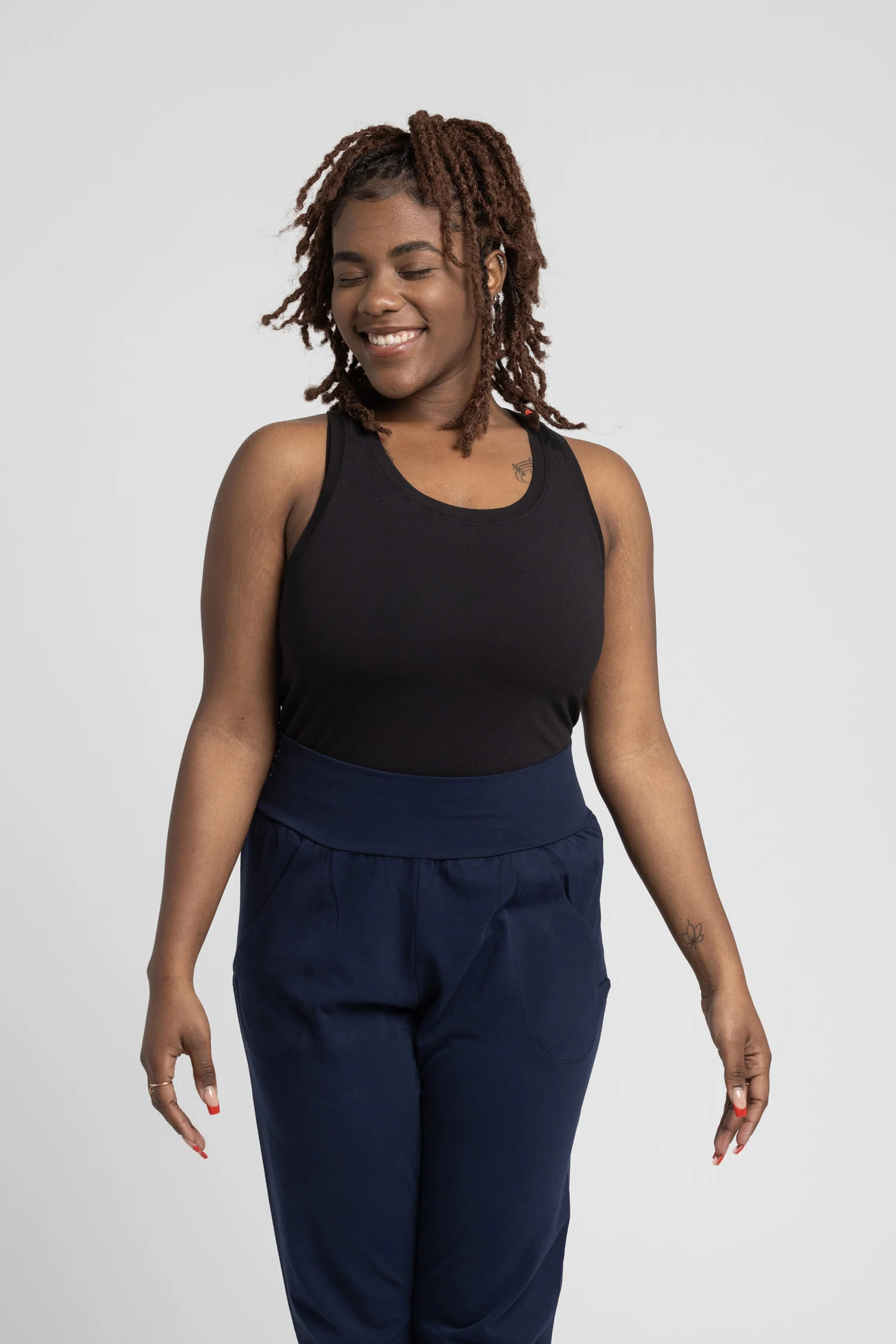 I'mPerfect Soft Modal Racer Tank Top 50%off - Image 17