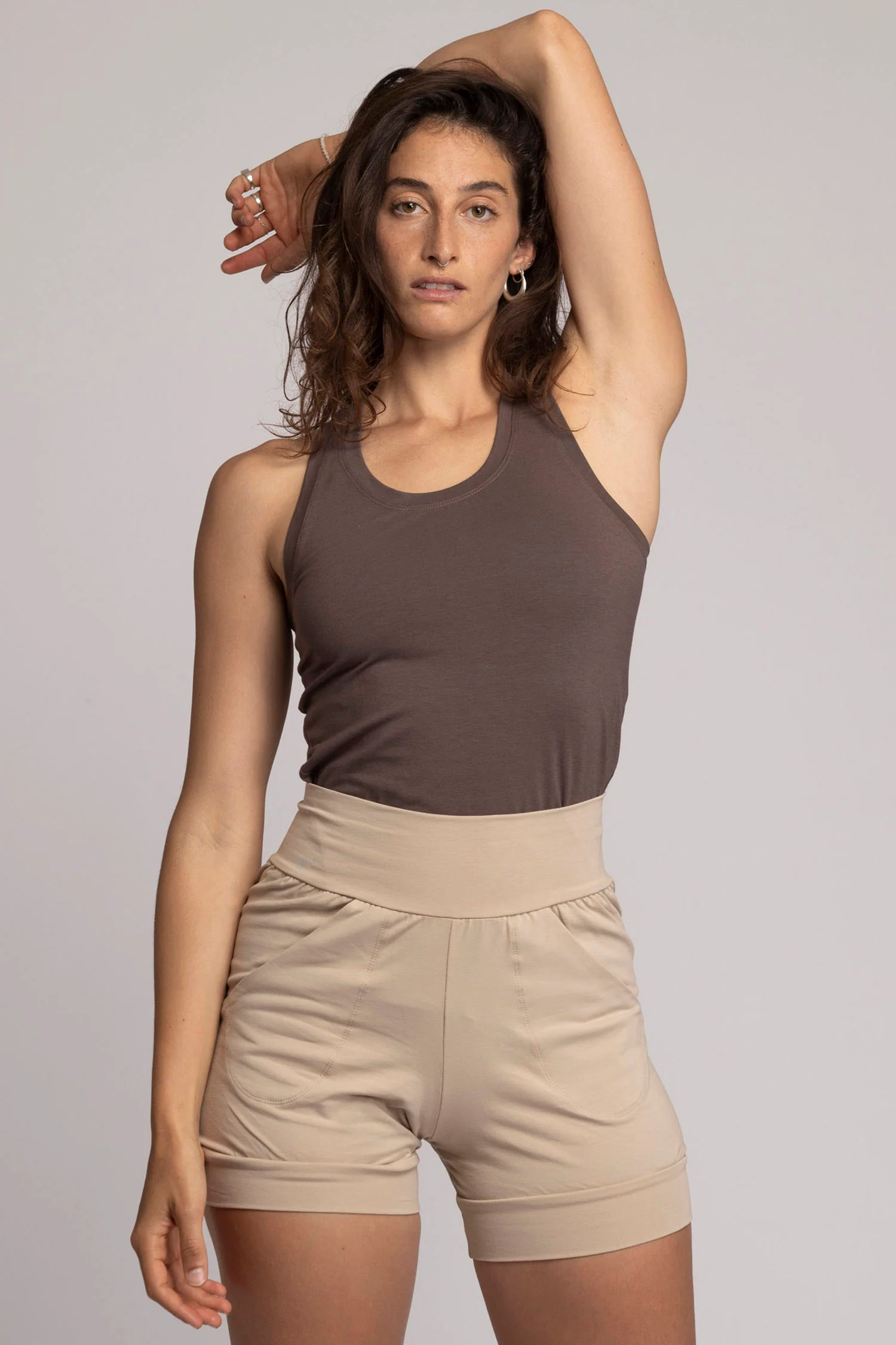 I'mPerfect Soft Modal Racer Tank Top 50%off - Image 2