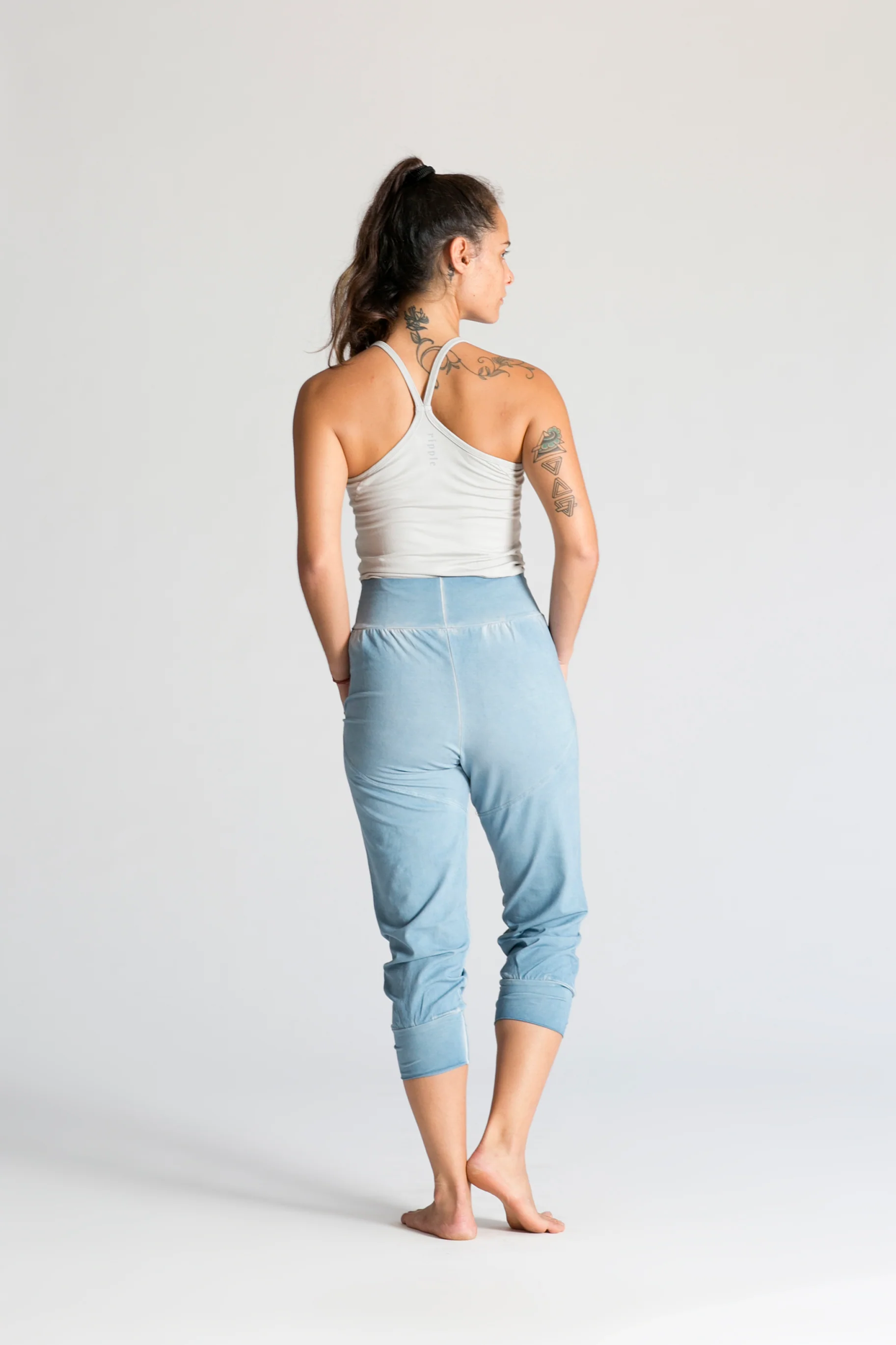 I'mPerfect Stonewash Slouchy Capri Pants 50%off - Image 5