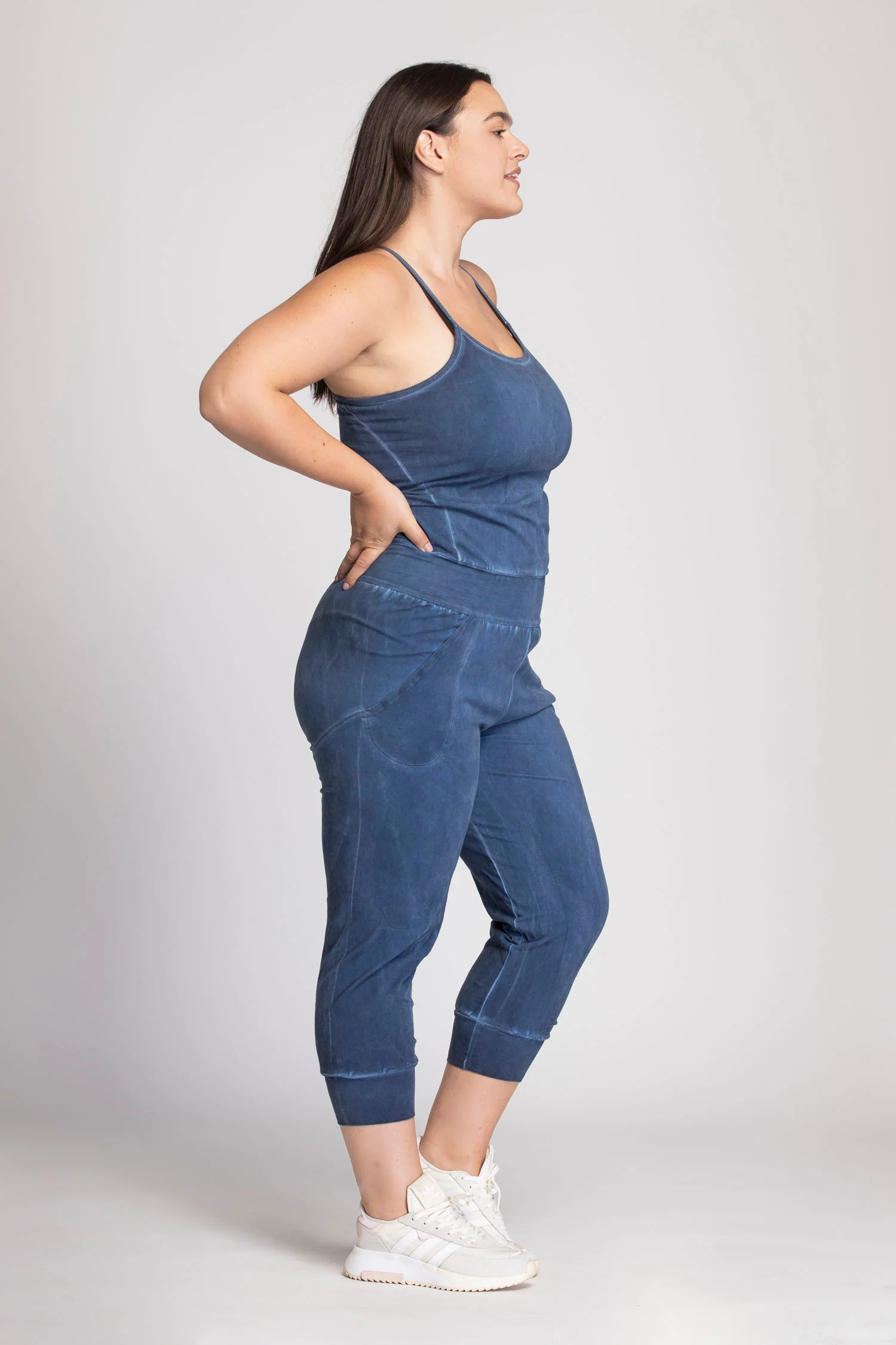 I'mPerfect Stonewash Yoga Jumpsuit 50%off - Image 11