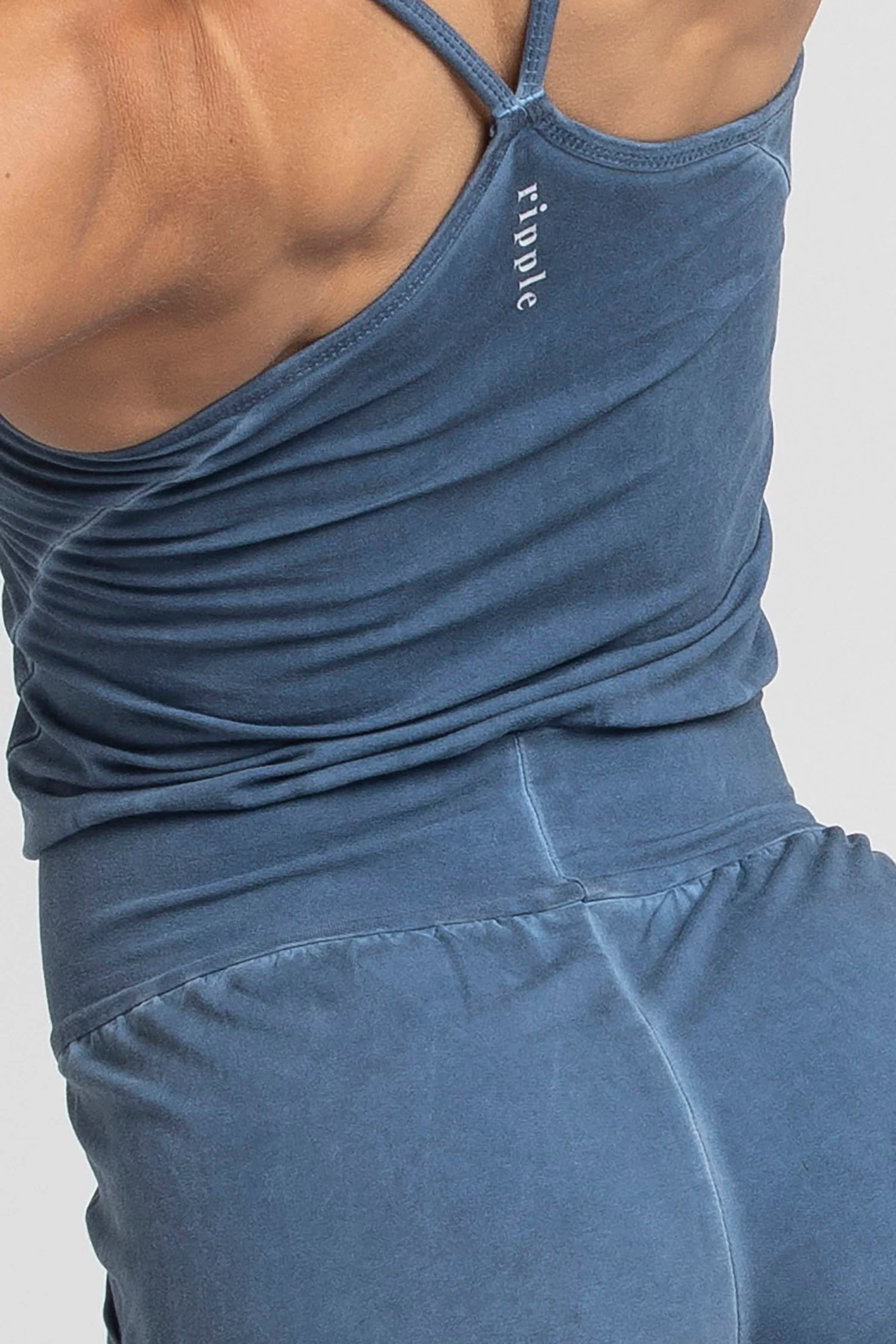 I'mPerfect Stonewash Yoga Jumpsuit 50%off - Image 3