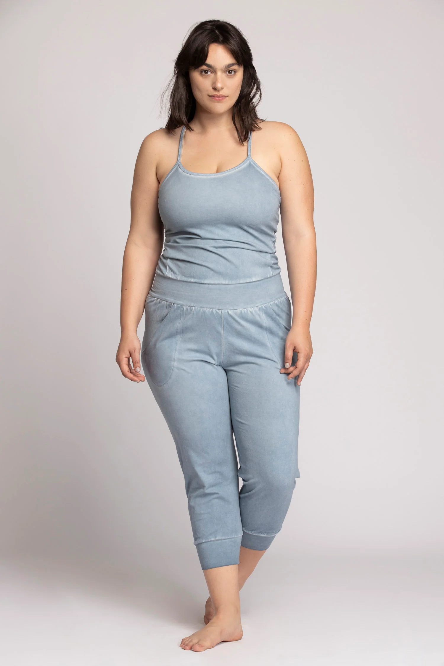 I'mPerfect Stonewash Yoga Jumpsuit 50%off - Image 6