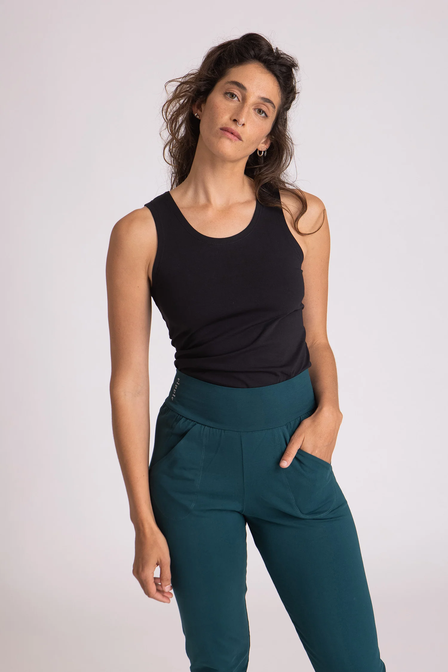 Half Moon Open Back Tank Top - Image 3