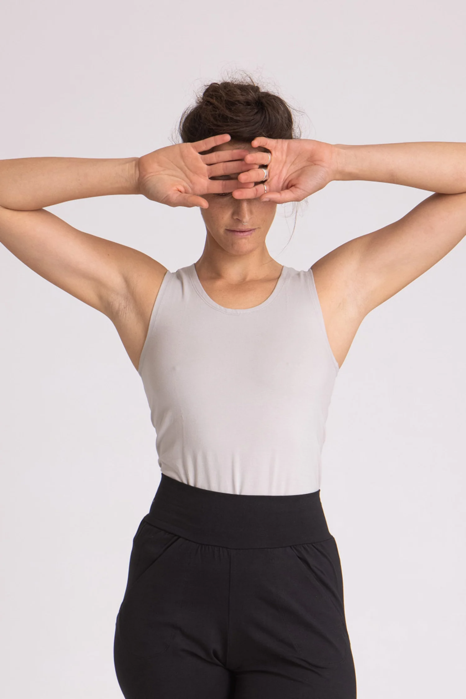 Half Moon Open Back Tank Top - Image 4