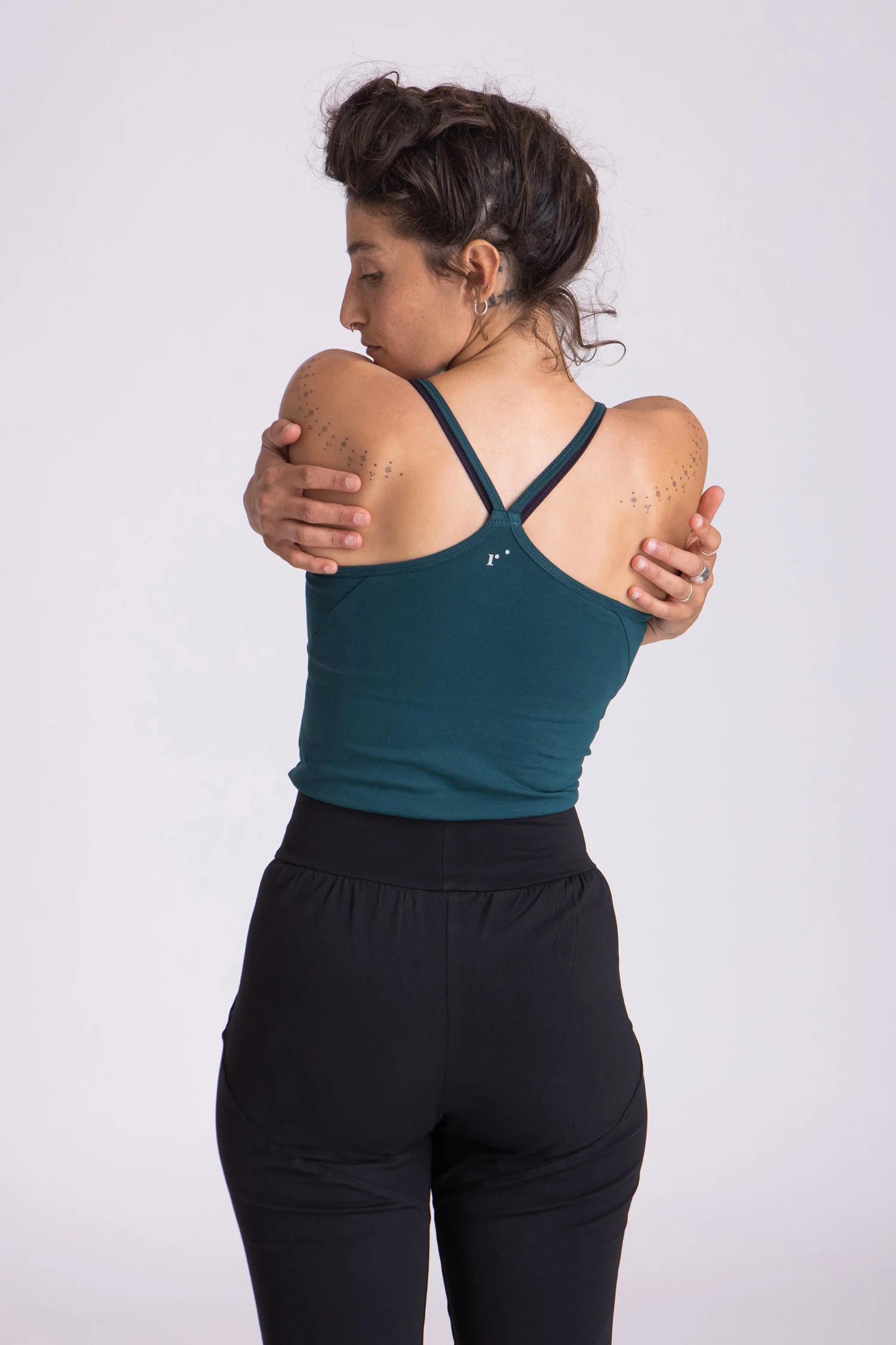 I'mPerfect Organic Cotton Criss Cross Tank Top 50%off - Image 2