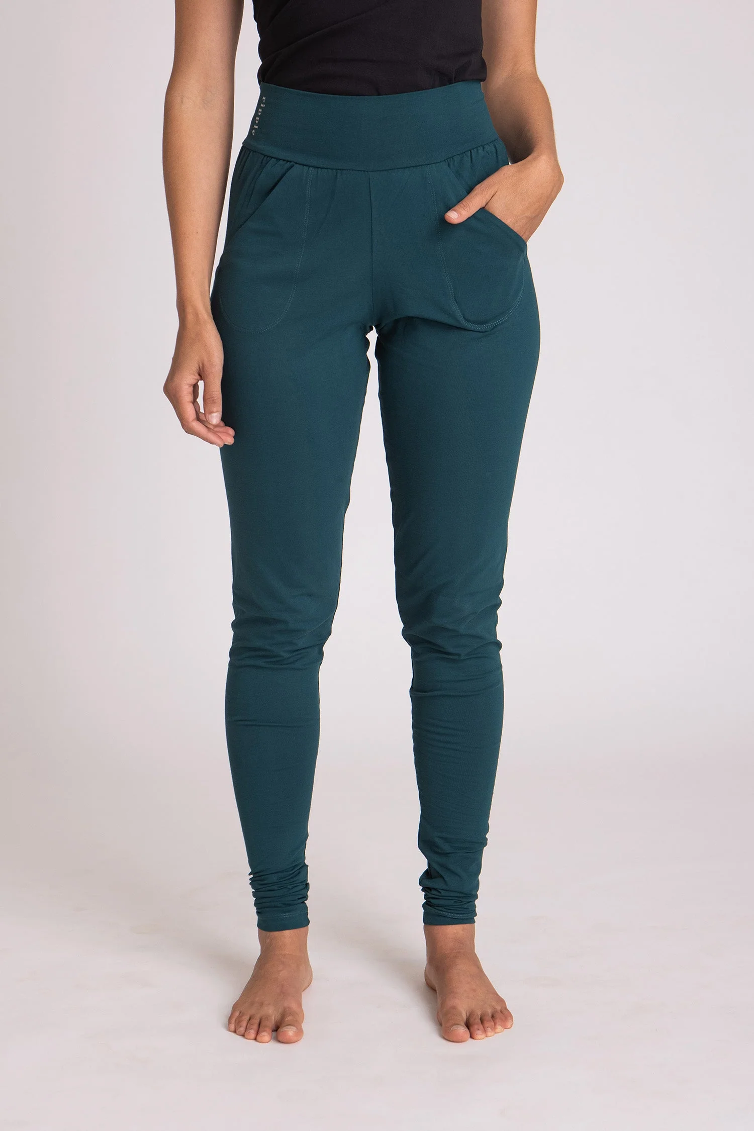 I'mPerfect Organic Cotton Extra Long Slouchy Pants 50%off - Image 5