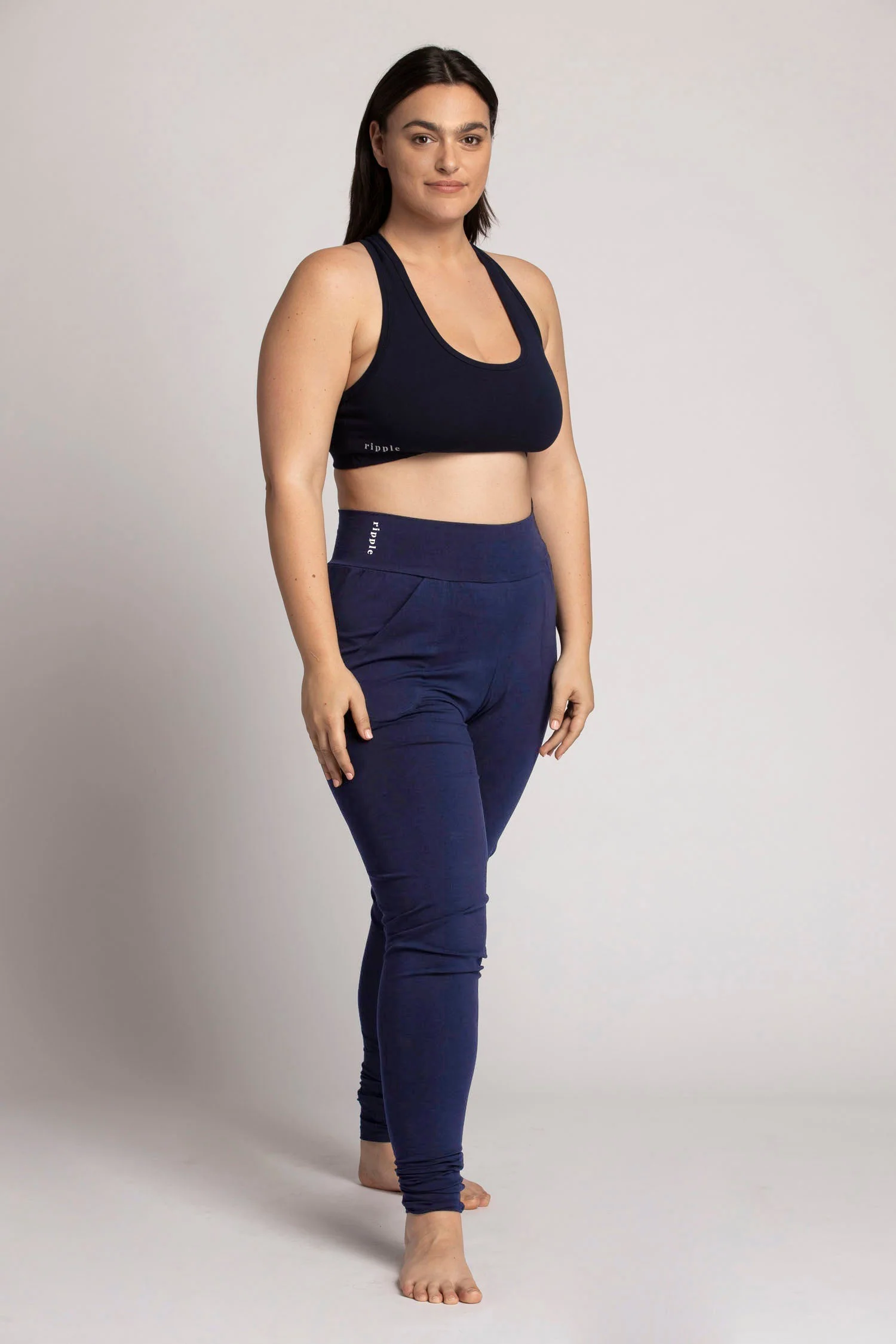 I'mPerfect Organic Cotton Extra Long Slouchy Pants 50%off - Image 6