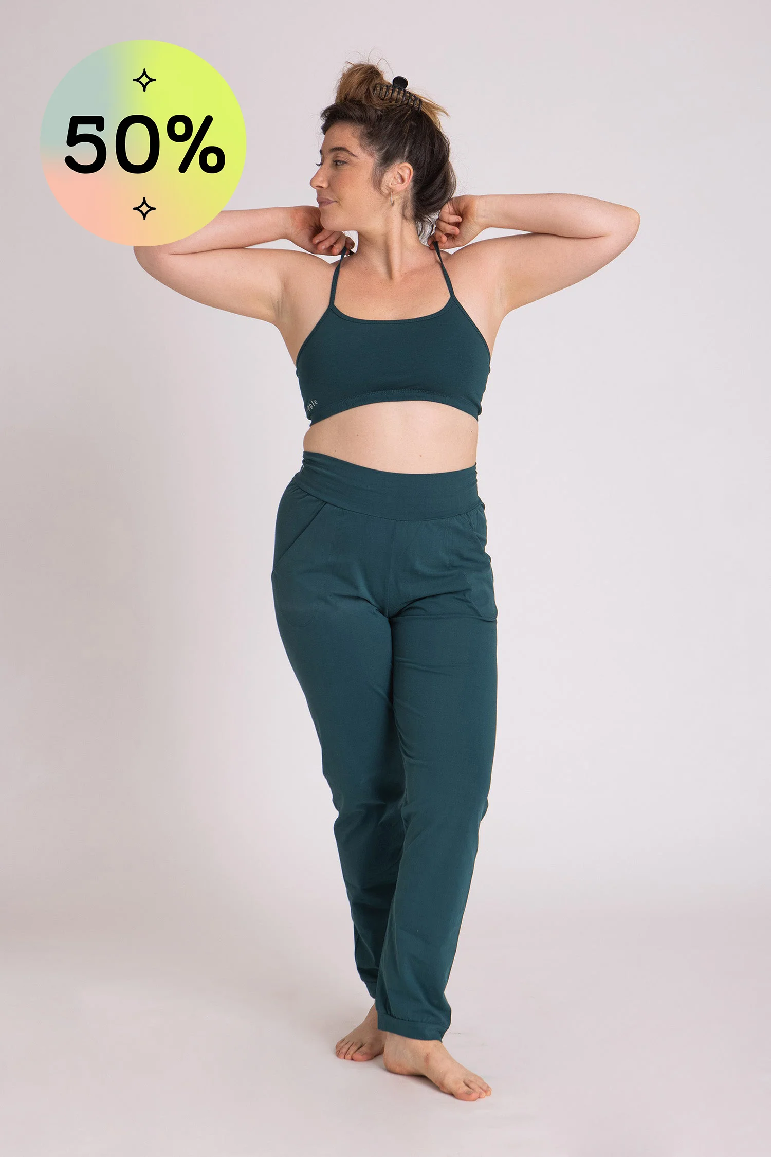 I'mPerfect Organic Cotton Unisex Slouchy Pants 50%off