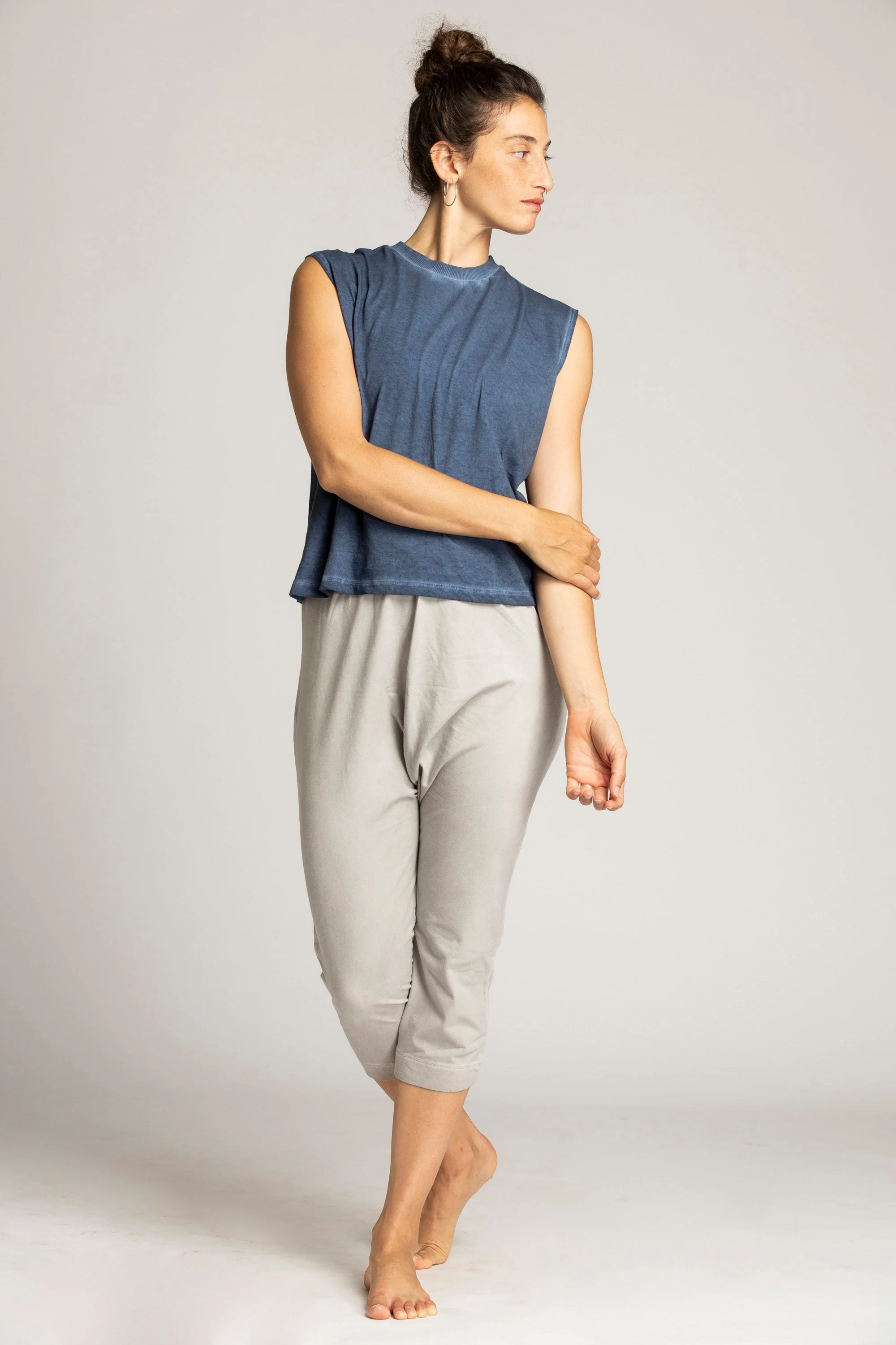 I'mPerfect Stonewash Mini-Harem Yoga Pants 50%off - Image 2