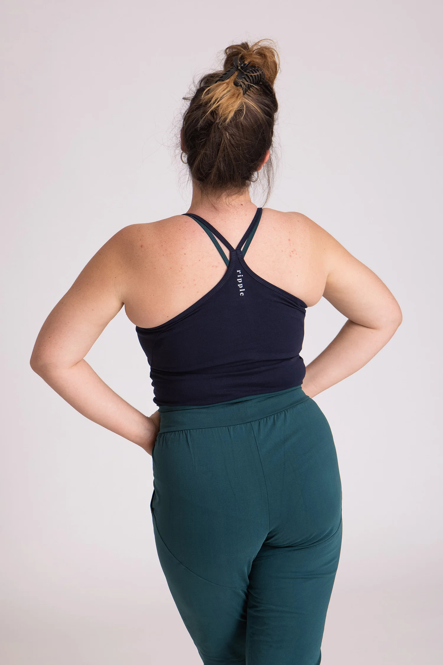 Organic Cotton Criss Cross Tank Top - Image 2