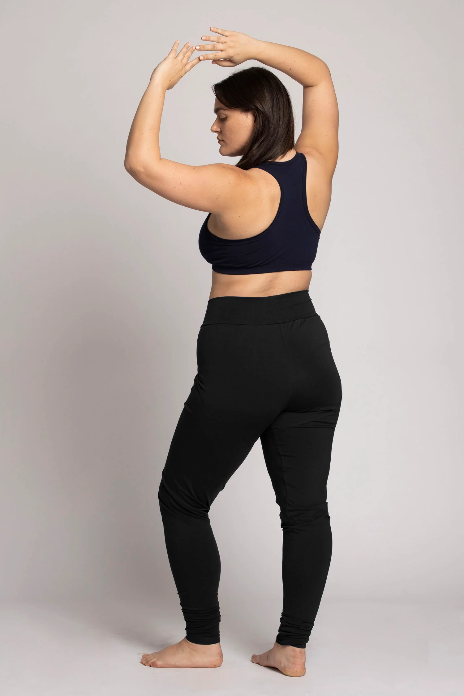 Organic Cotton Extra Long Slouchy Pants - Image 4