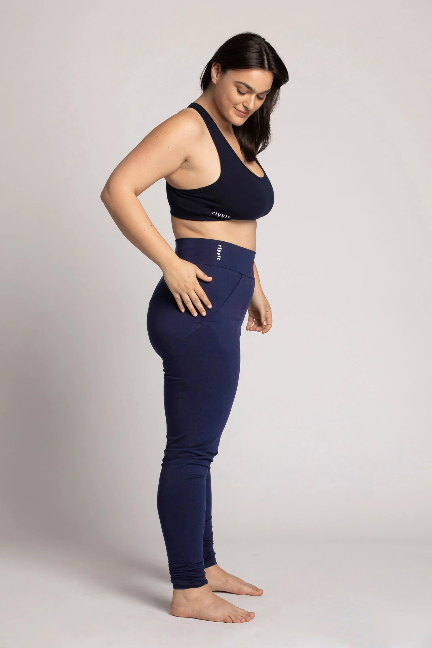 Organic Cotton Extra Long Slouchy Pants - Image 4