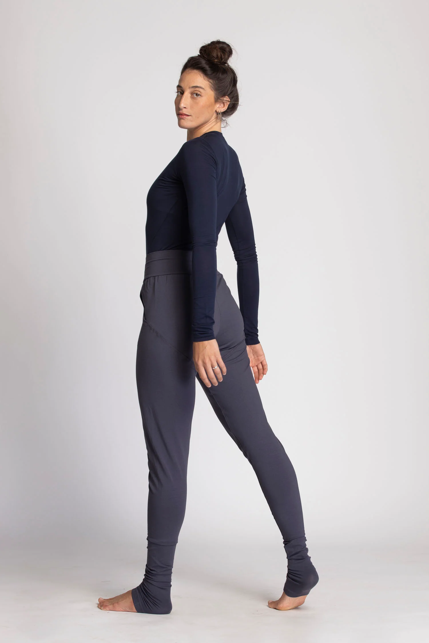 Organic Cotton Extra Long Slouchy Pants - Image 3