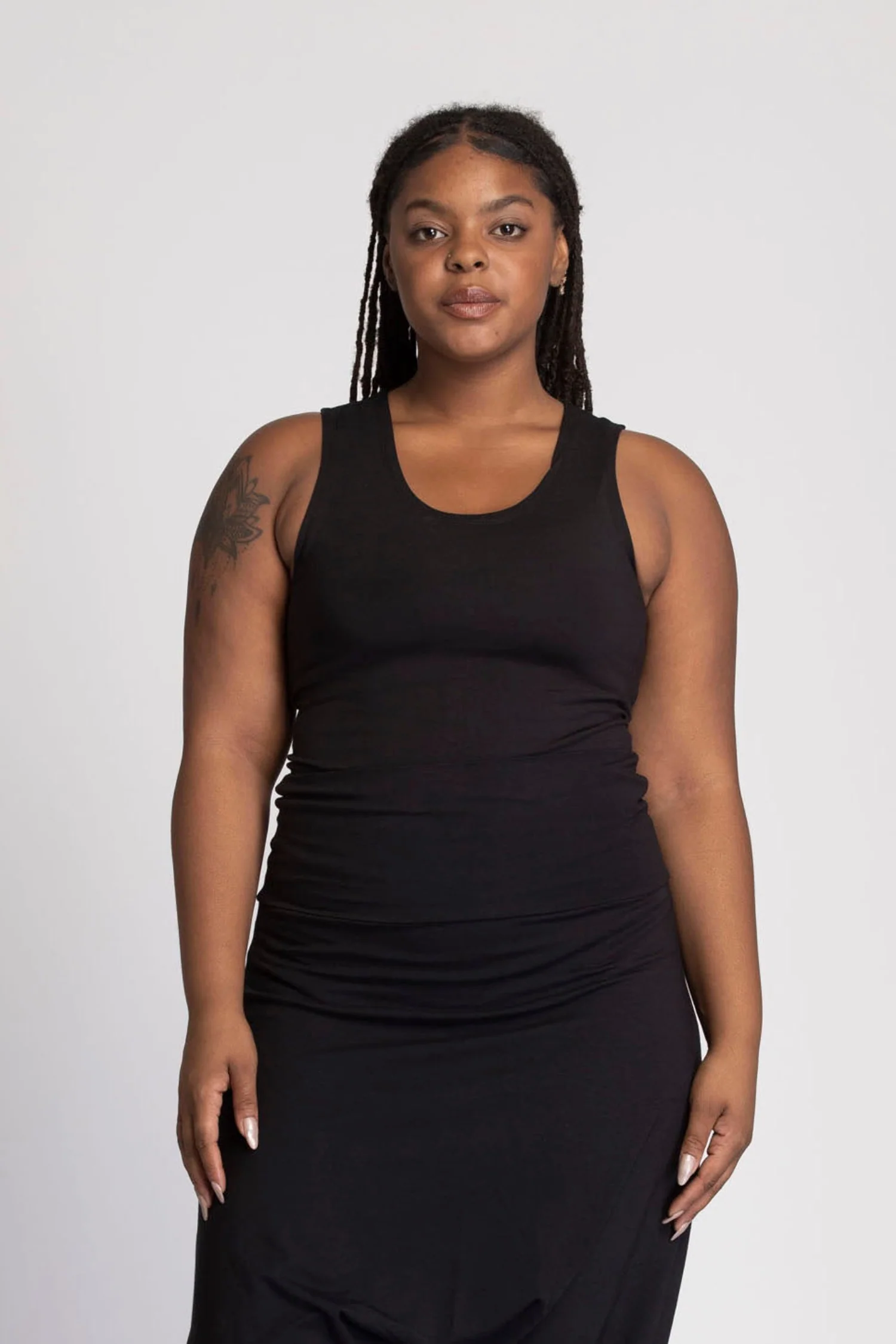 I'mPerfect Organic Cotton Half Moon Open Back Tank Top 50%off - Image 3