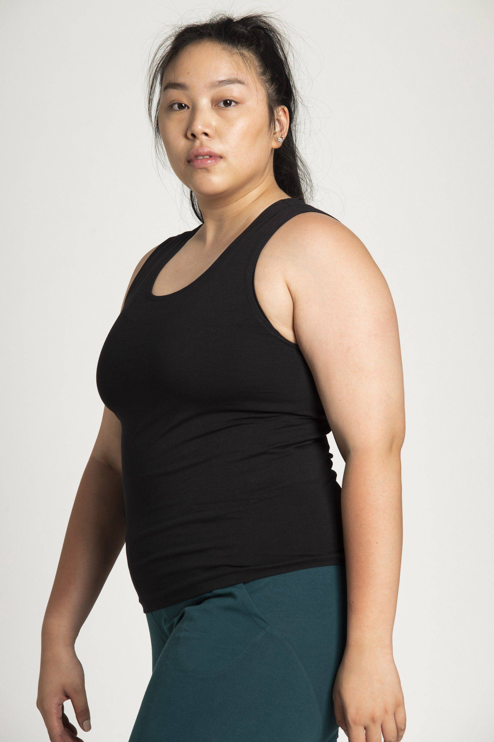 I'mPerfect Organic Cotton Half Moon Open Back Tank Top 50%off - Image 5