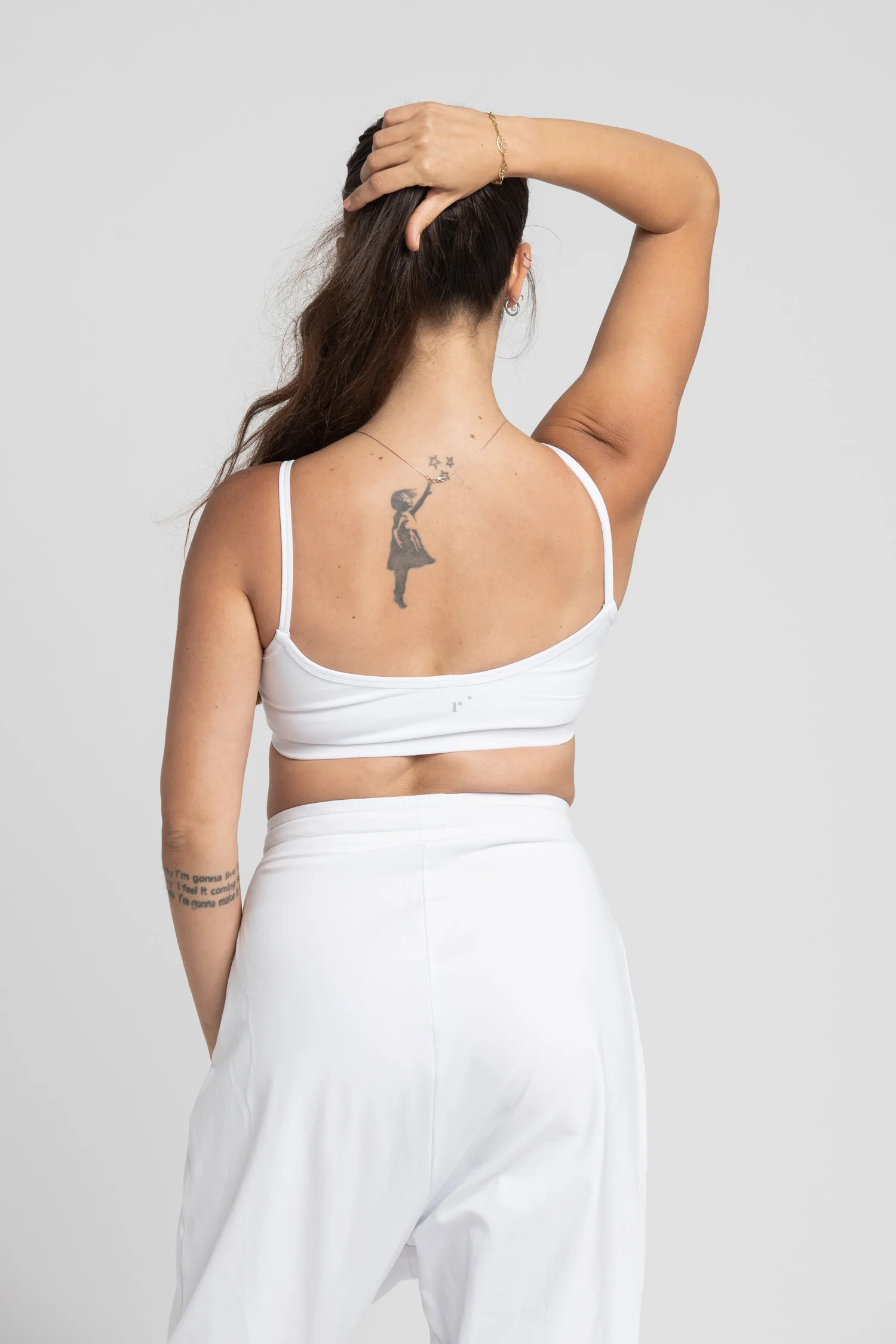 Organic Cotton Low Back Bra - Image 4