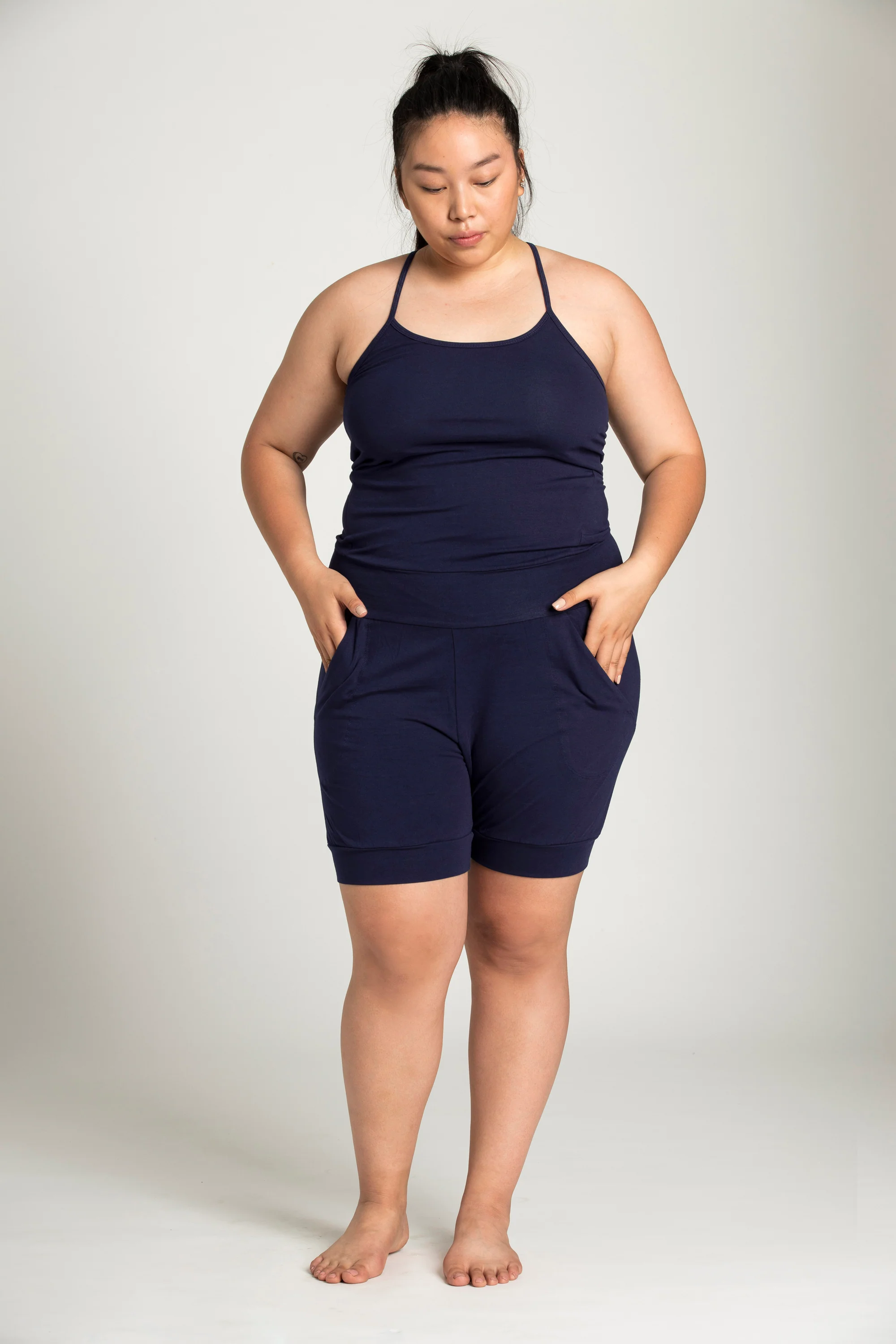 Organic Cotton Short Yoga Jumpsuit - Image 3