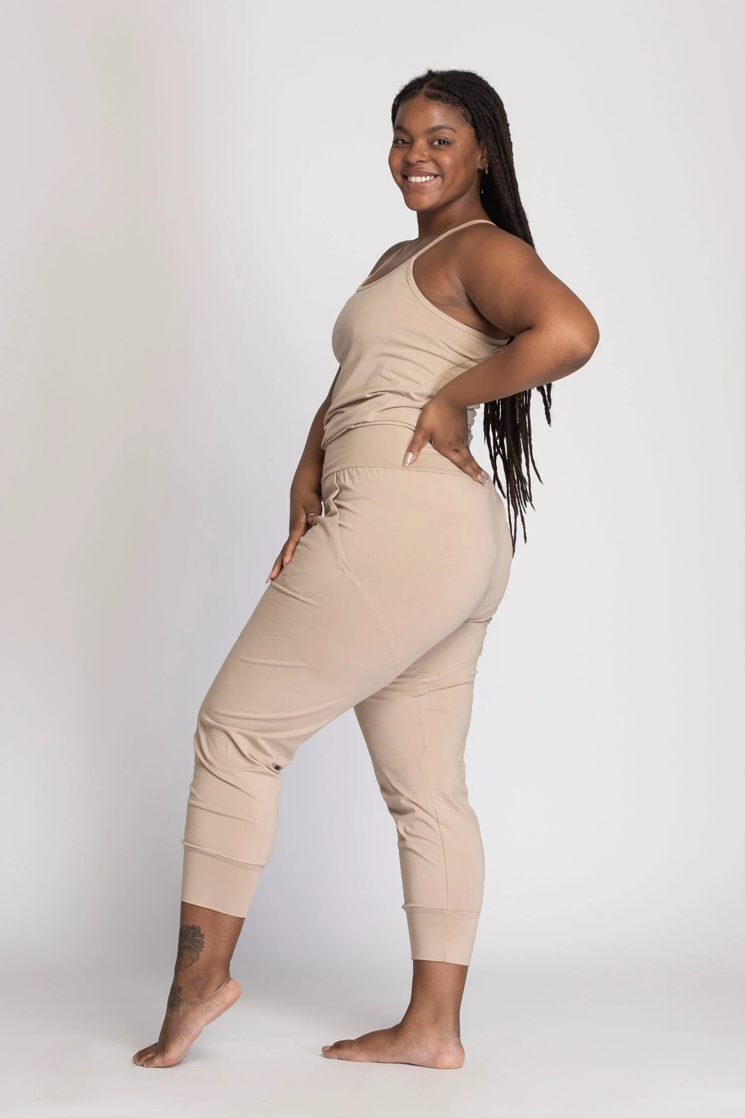 Organic Cotton Yoga Jumpsuit - Image 2