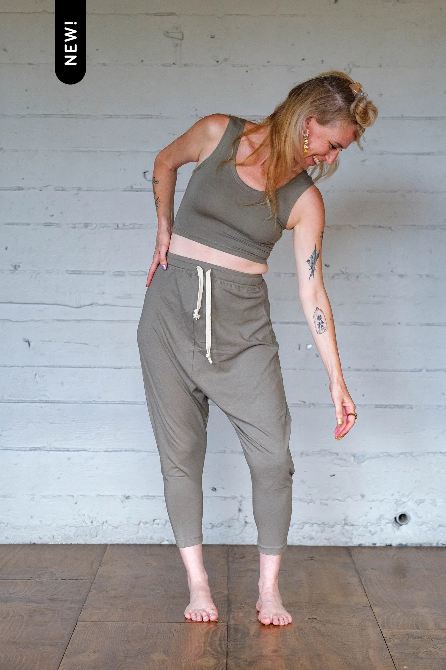 Soft Modal Harem Joggers - Image 2