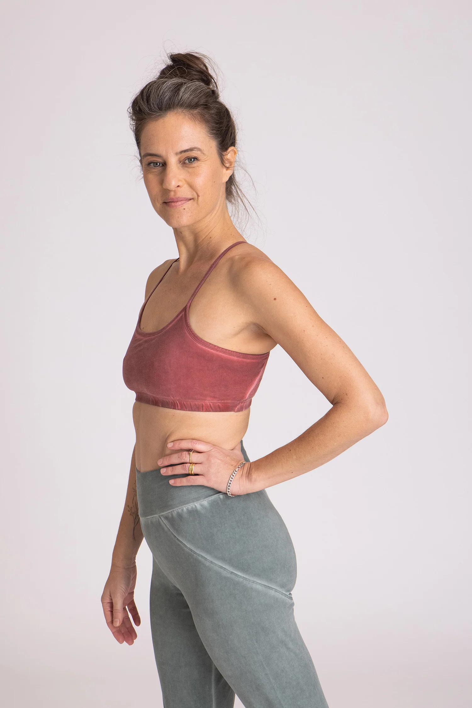 Stonewash Criss Cross Bra - Image 3