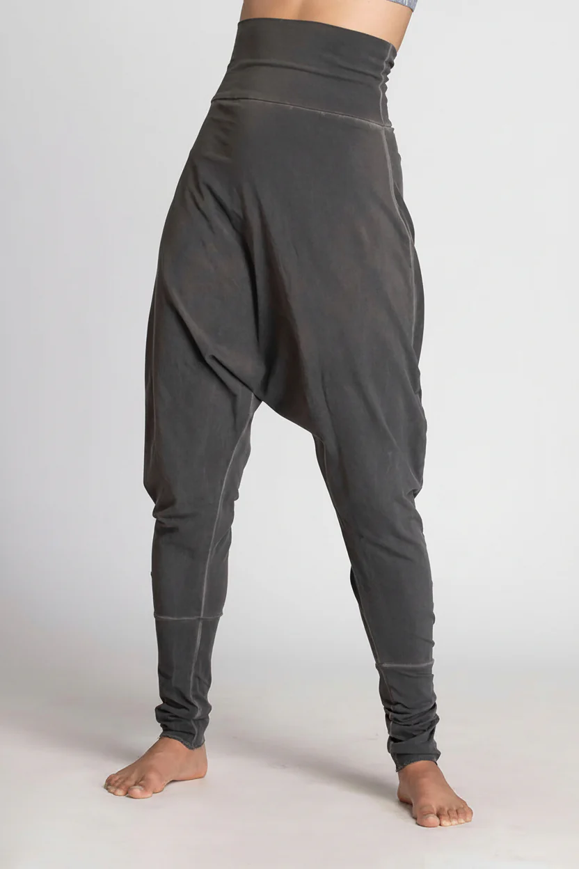 Stonewash Harem Pants