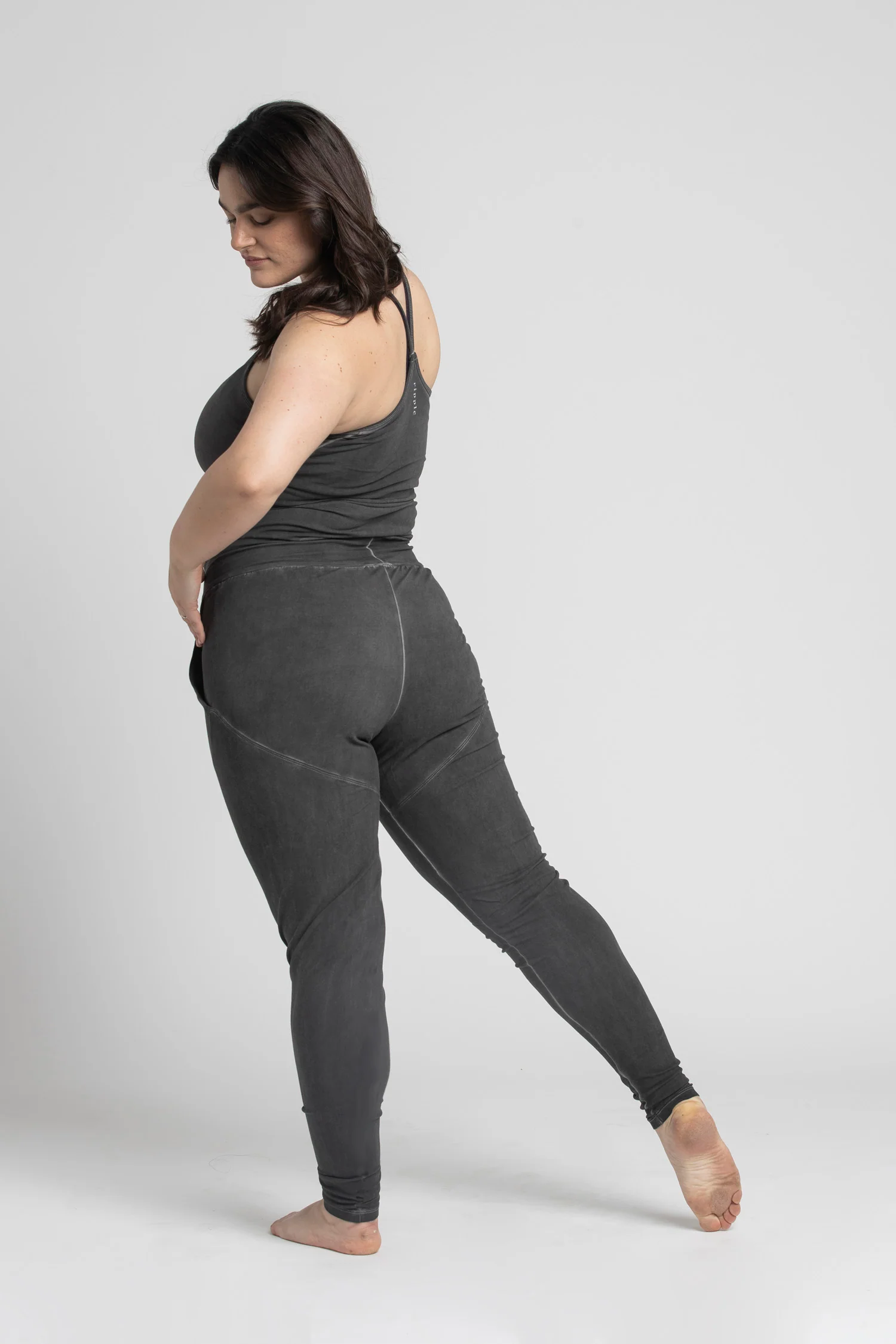 Stonewash Long Yoga Jumpsuit - Image 4