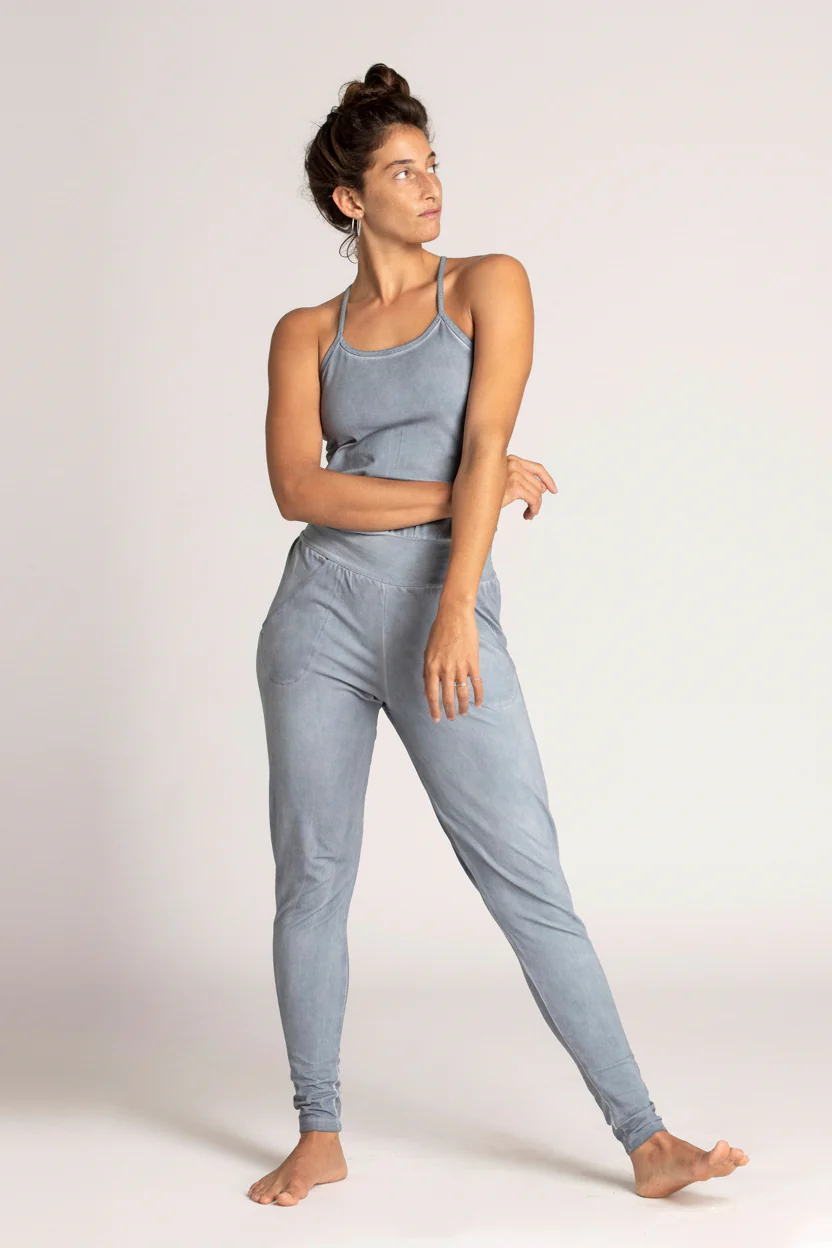 Stonewash Long Yoga Jumpsuit - Image 3