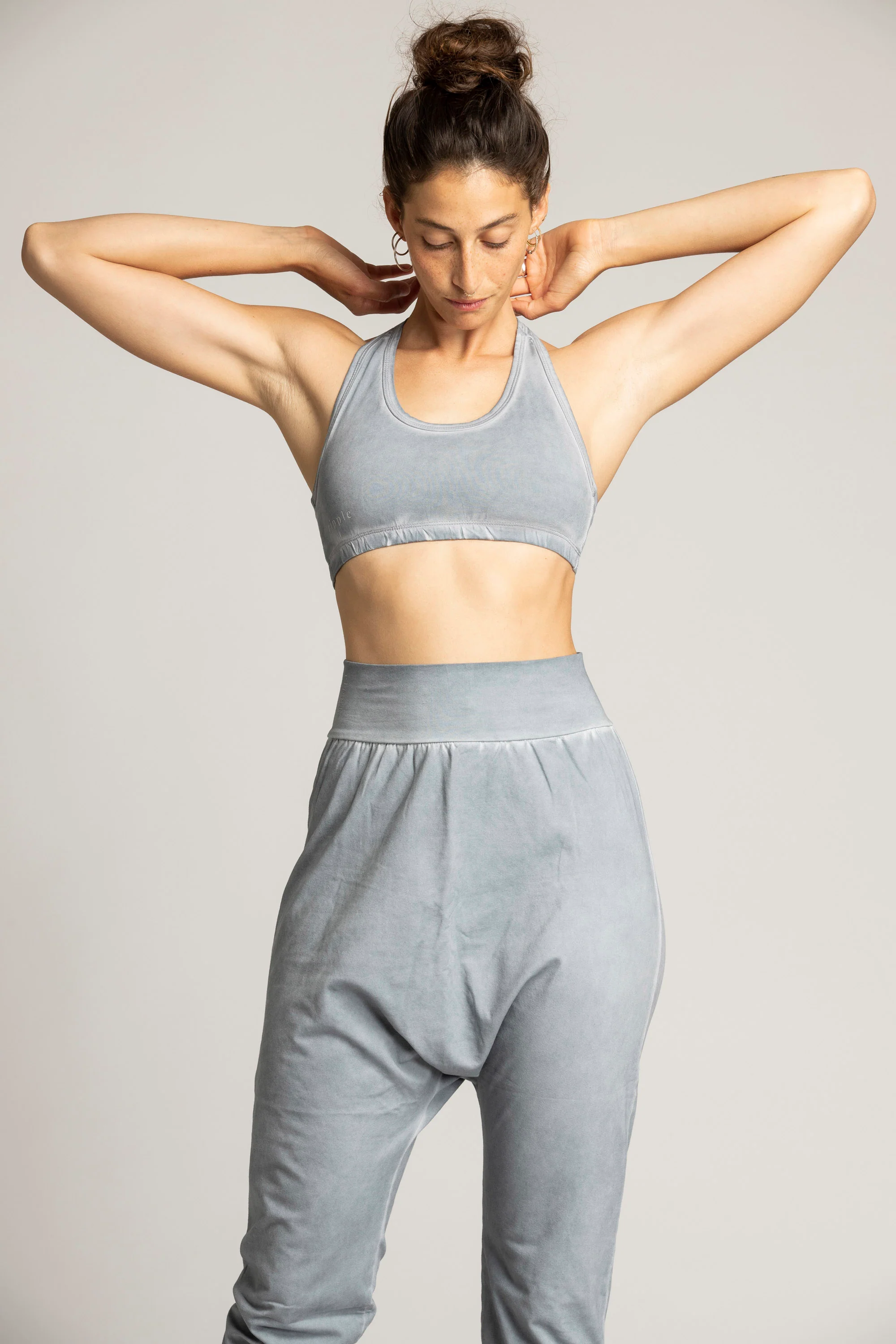 Stonewash Racer-Back Bra - Image 2
