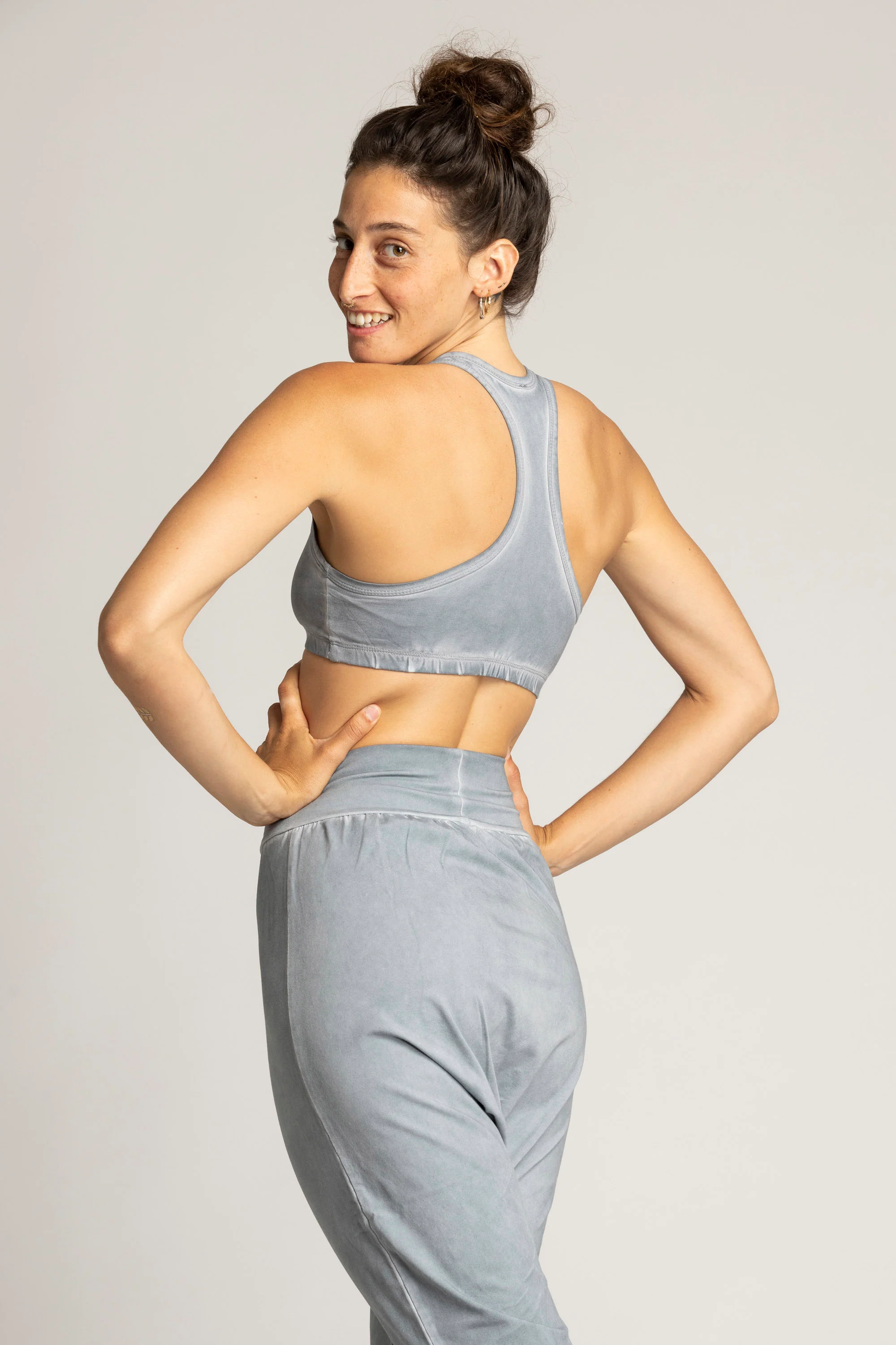 Stonewash Racer-Back Bra - Image 3