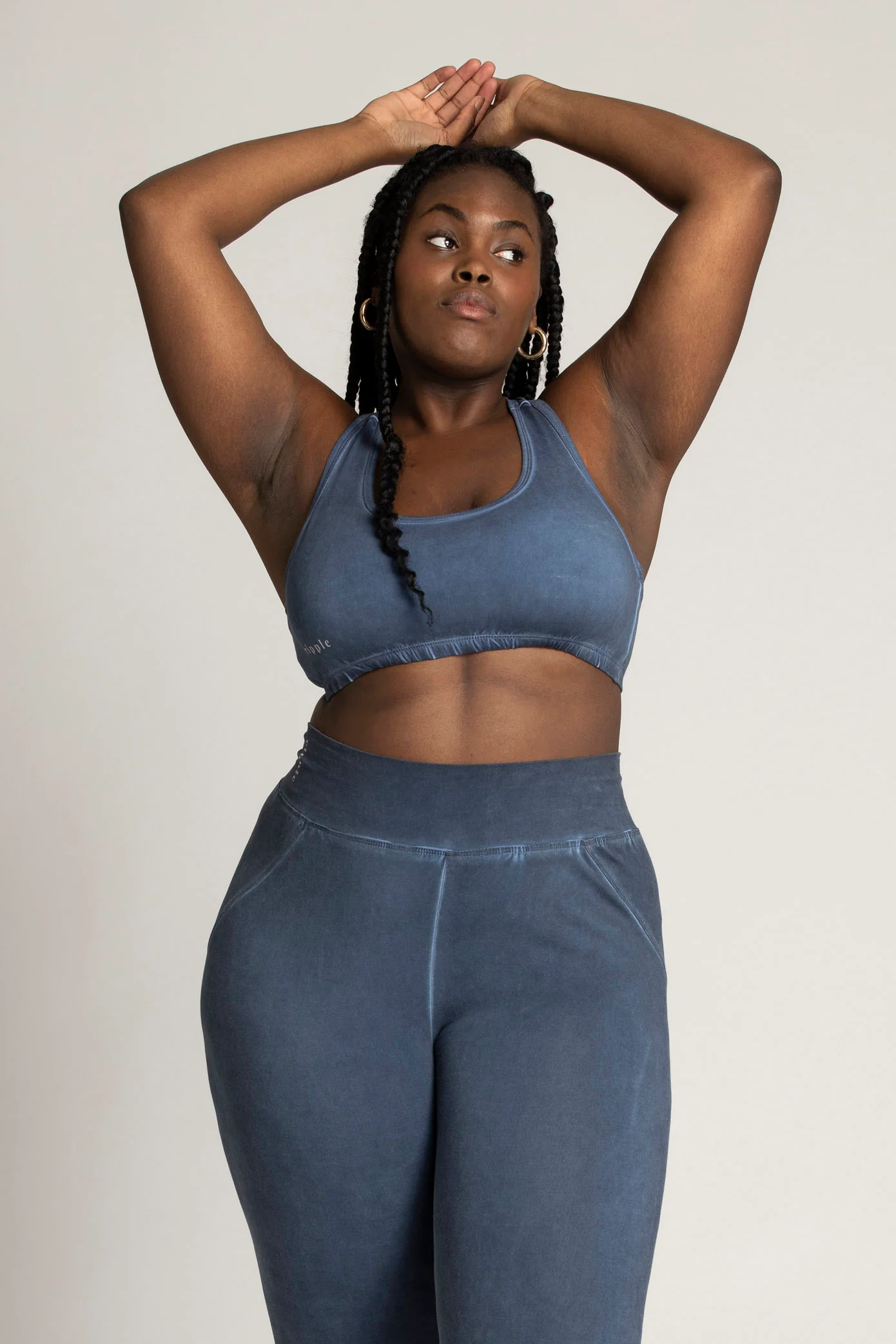 Stonewash Racer-Back Bra - Image 3