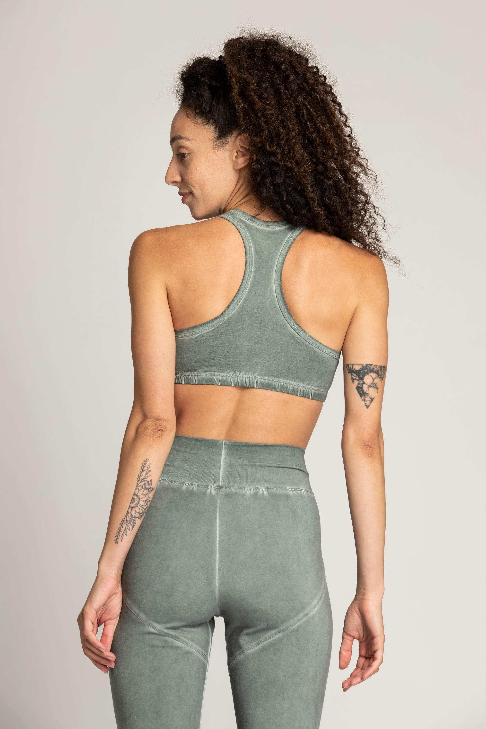 Stonewash Racer-Back Bra - Image 2