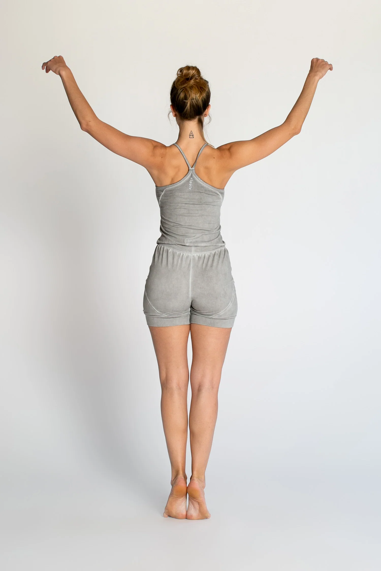 Stonewash Short Yoga Jumpsuit - Image 3