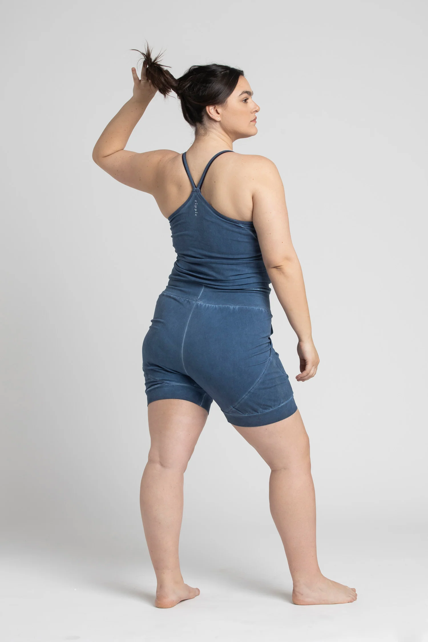 Stonewash Short Yoga Jumpsuit - Image 6