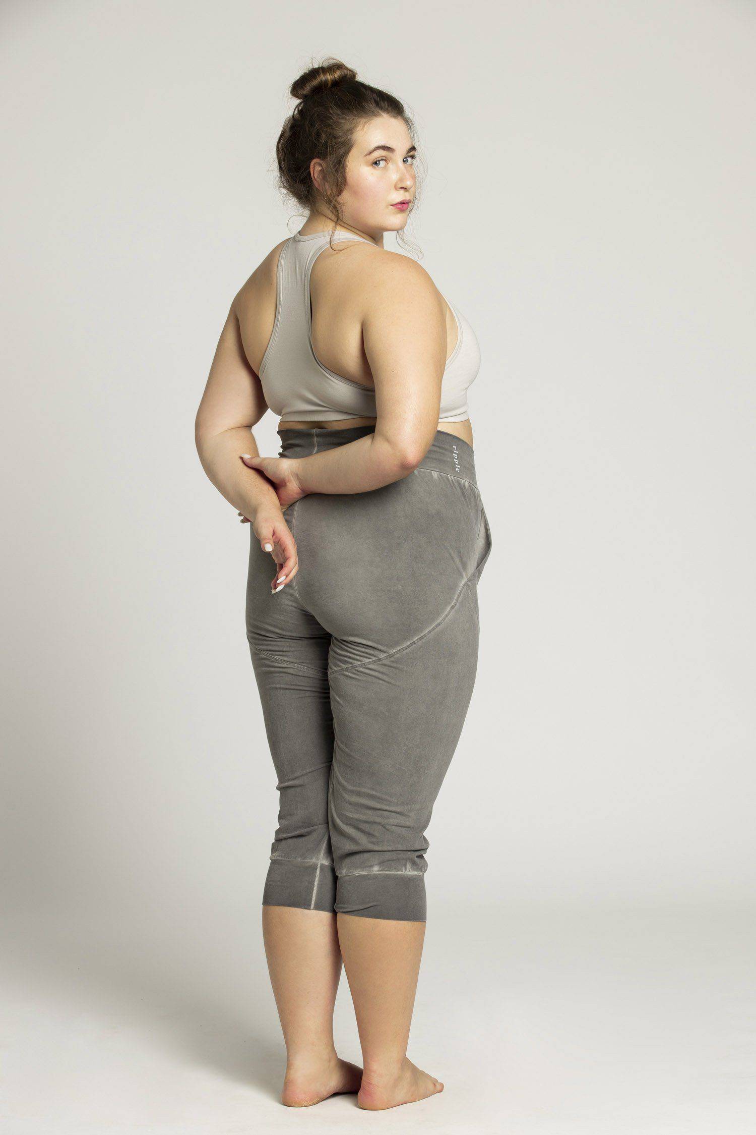 Stonewash Slouchy Capri Pants - Image 5