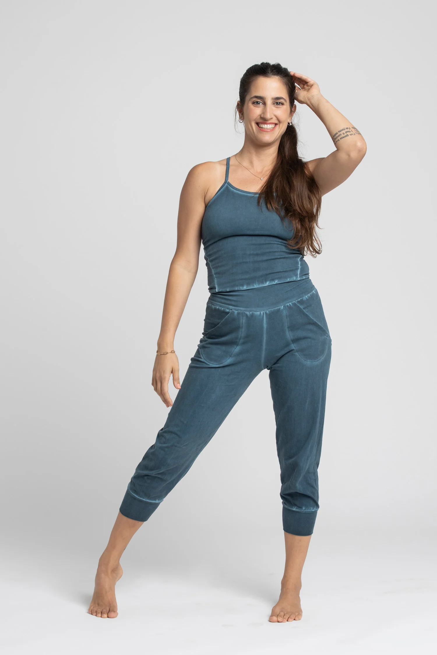 I'mPerfect Soft Stonewash Yoga Jumpsuit 50%off - Image 4